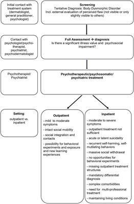 In or out?—Suggested criteria to systematically offer different treatment options to patients with body dysmorphic disorder